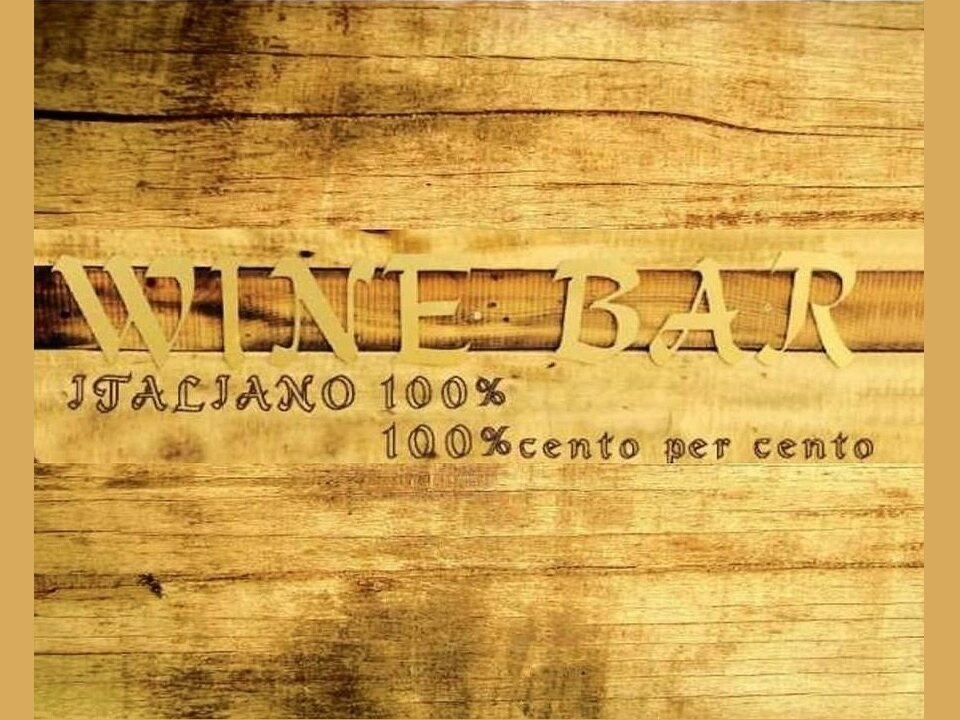 Wine Bar Italiano 100%